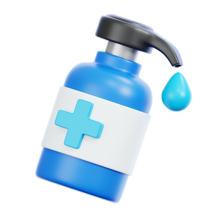 Hand Sanitizer  3D Icon