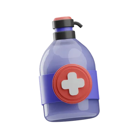 Hand Sanitizer  3D Icon
