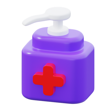 Hand Sanitizer  3D Icon