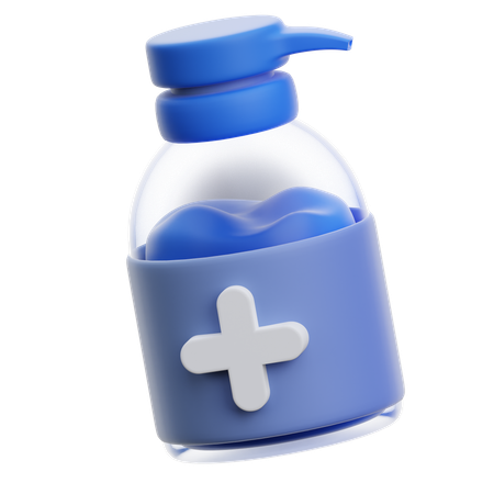 Hand Sanitizer  3D Icon