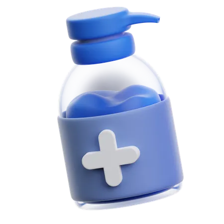 Hand Sanitizer  3D Icon