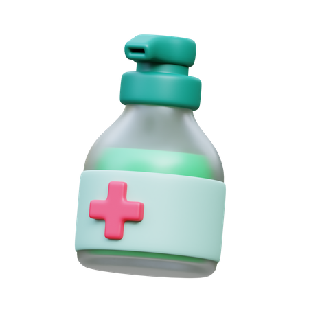 Hand Sanitizer  3D Icon