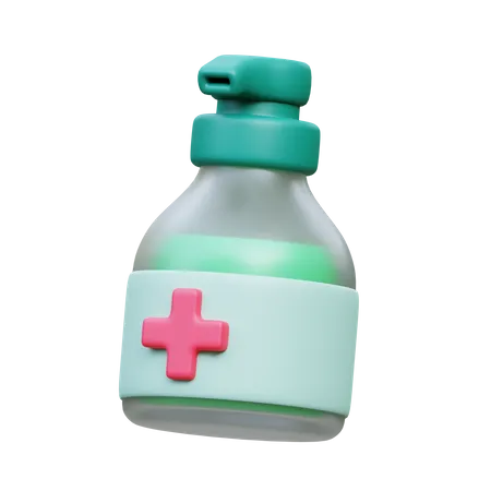 Hand Sanitizer  3D Icon