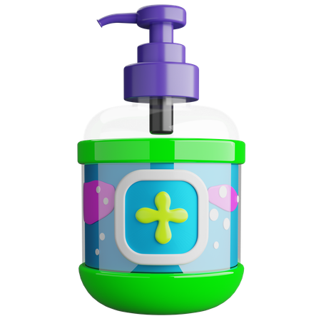 Hand Sanitizer  3D Icon