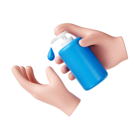 Hand Sanitizer  3D Icon