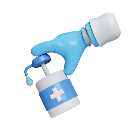 Hand Sanitizer  3D Icon