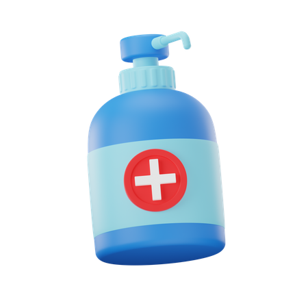 Hand Sanitizer  3D Icon