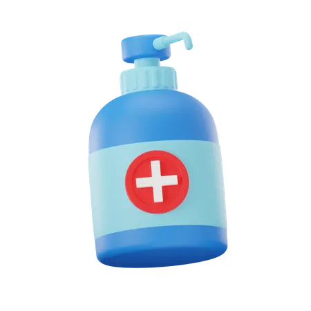 Hand Sanitizer  3D Icon
