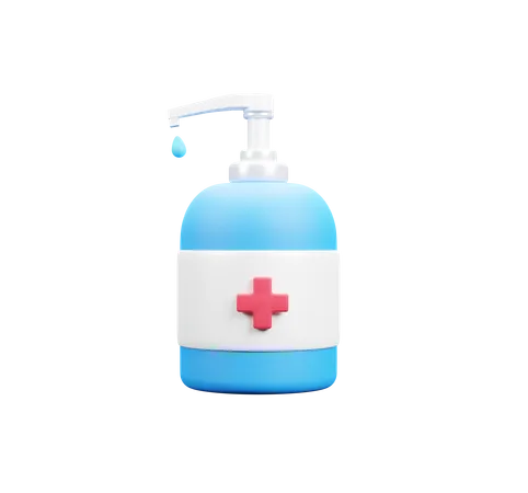 Hand Sanitizer  3D Icon