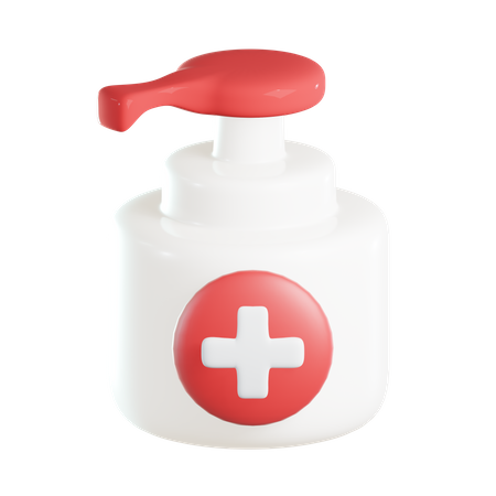 Hand Sanitizer  3D Icon