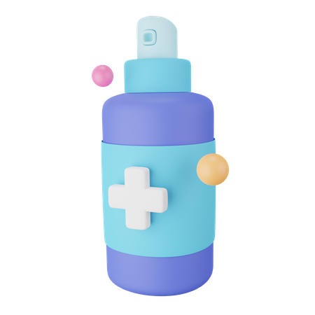 Hand Sanitizer  3D Icon