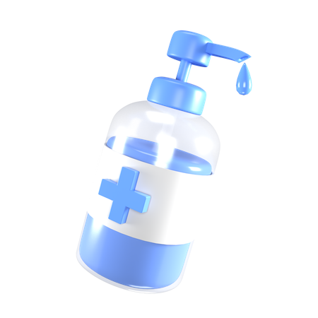 Hand Sanitizer  3D Icon