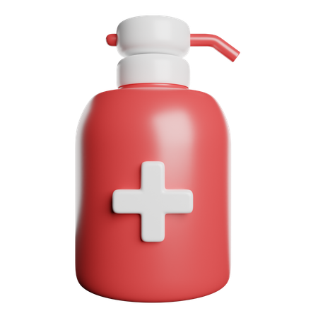 Hand Sanitizer  3D Icon