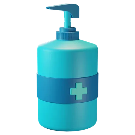 Hand Sanitizer  3D Illustration