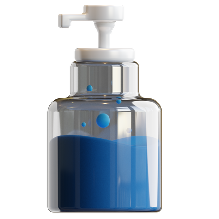 Hand Sanitizer  3D Illustration