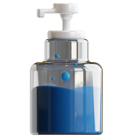 Hand Sanitizer  3D Illustration