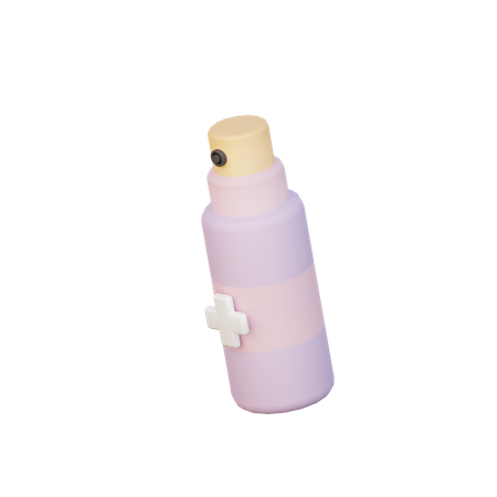 Hand Sanitizer  3D Illustration