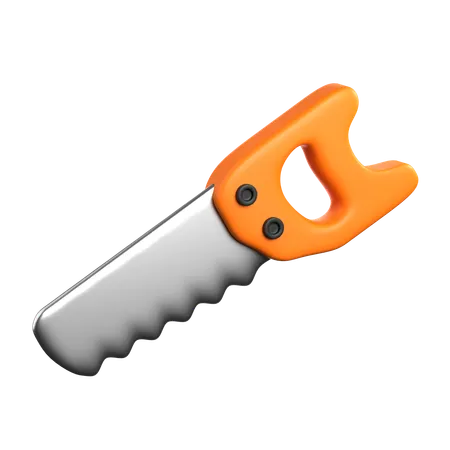 Hand Saw 3 D Construction Tools Icon 3D Icon