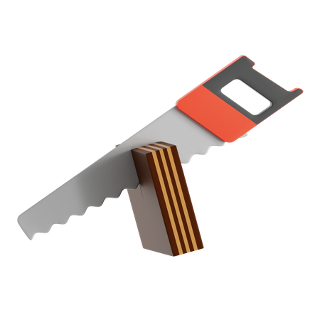 Hand Saw  3D Icon