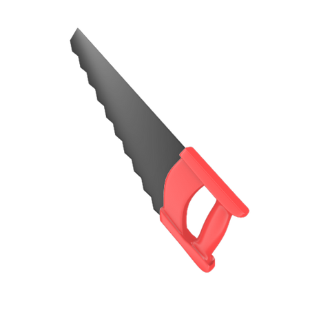 Hand saw  3D Icon