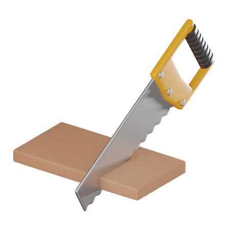 Hand Saw  3D Icon