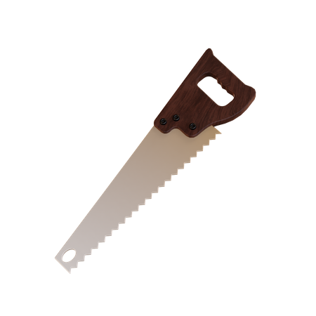 Hand Saw  3D Illustration