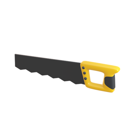 Hand Saw  3D Illustration