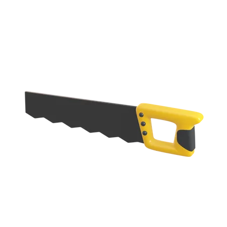 Hand Saw  3D Illustration