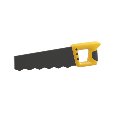 Hand Saw  3D Illustration