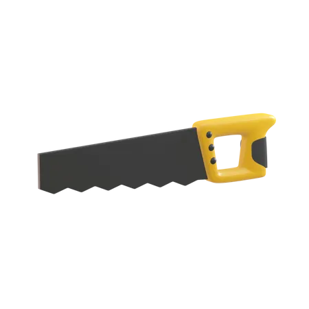 Hand Saw  3D Illustration