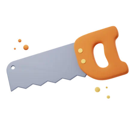 3 D Illustration Render Of Hand Saw Icon Designs Perfect For Woodworking DIY Carpentry And Construction Themed Projects To Enhance Your Designs 3D Icon