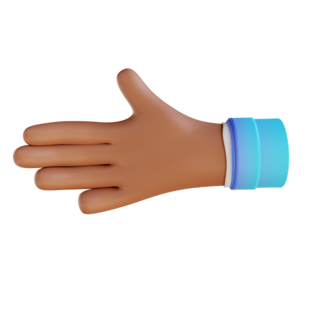 Hand Shake Gesture  3D Icon