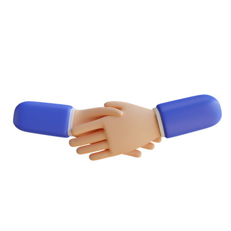 Hand Shake Gesture  3D Icon