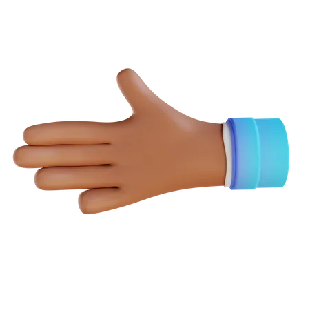 3 D Illustration Handshake Hand Gestures 3D Illustration