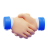 hand shake hand gestures emoji 3d
