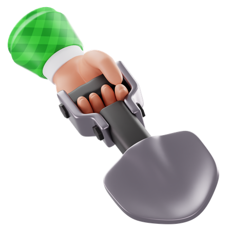 Hand Shovel  3D Icon