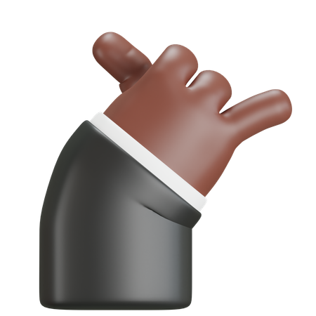 Hand Showing Call me Gesture  3D Icon