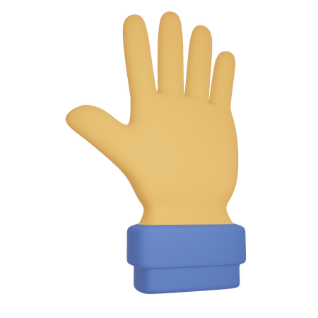 Hand sign  3D Icon