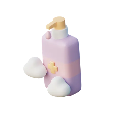 Hand Soap  3D Illustration