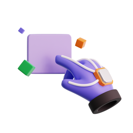 Hand touch  3D Icon