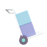 lift trolley emoji 3d