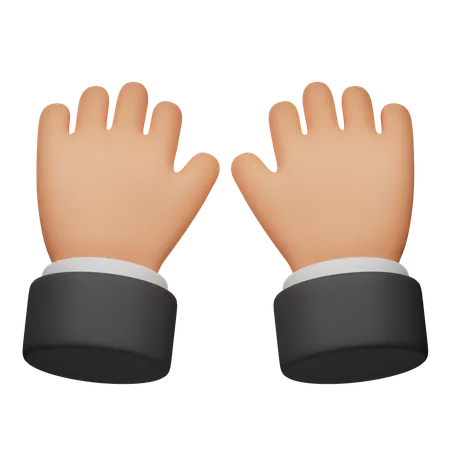 Hand Typing  3D Icon