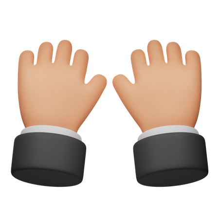 Hand Typing  3D Icon