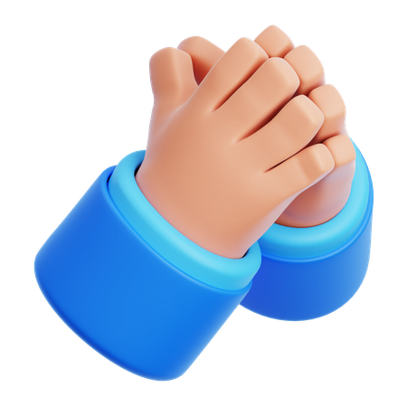 Hand vergebend  3D Icon