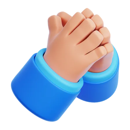 Hand vergebend  3D Icon