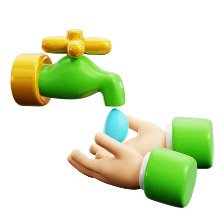 Hand Wash  3D Icon