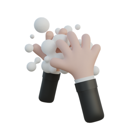 Hand Wash 3D Illustration