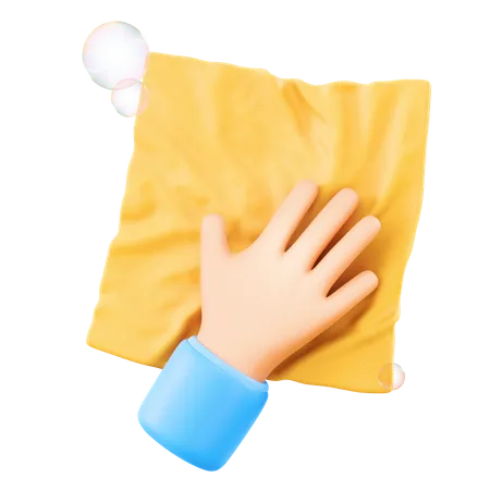 Hand Wiping  3D Icon