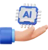 Hand With AI Chip