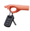 Hand with Car Key
